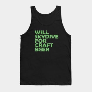 Craft Beer Skydive Tank Top